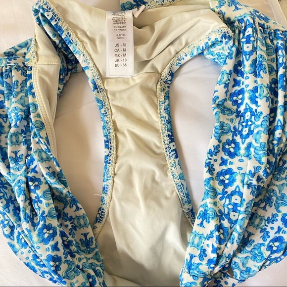 Nanette Lepore Blue Two Piece High Waisted Straple - Picture 5 of 5